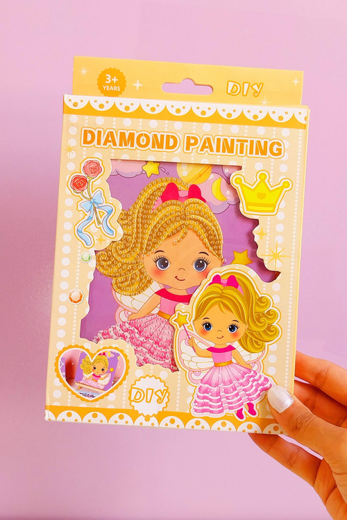 نقاشی الماسی دختر فرشته