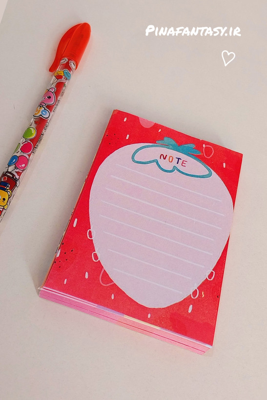 نوت پد طرحدار 80 برگ بدون چسب