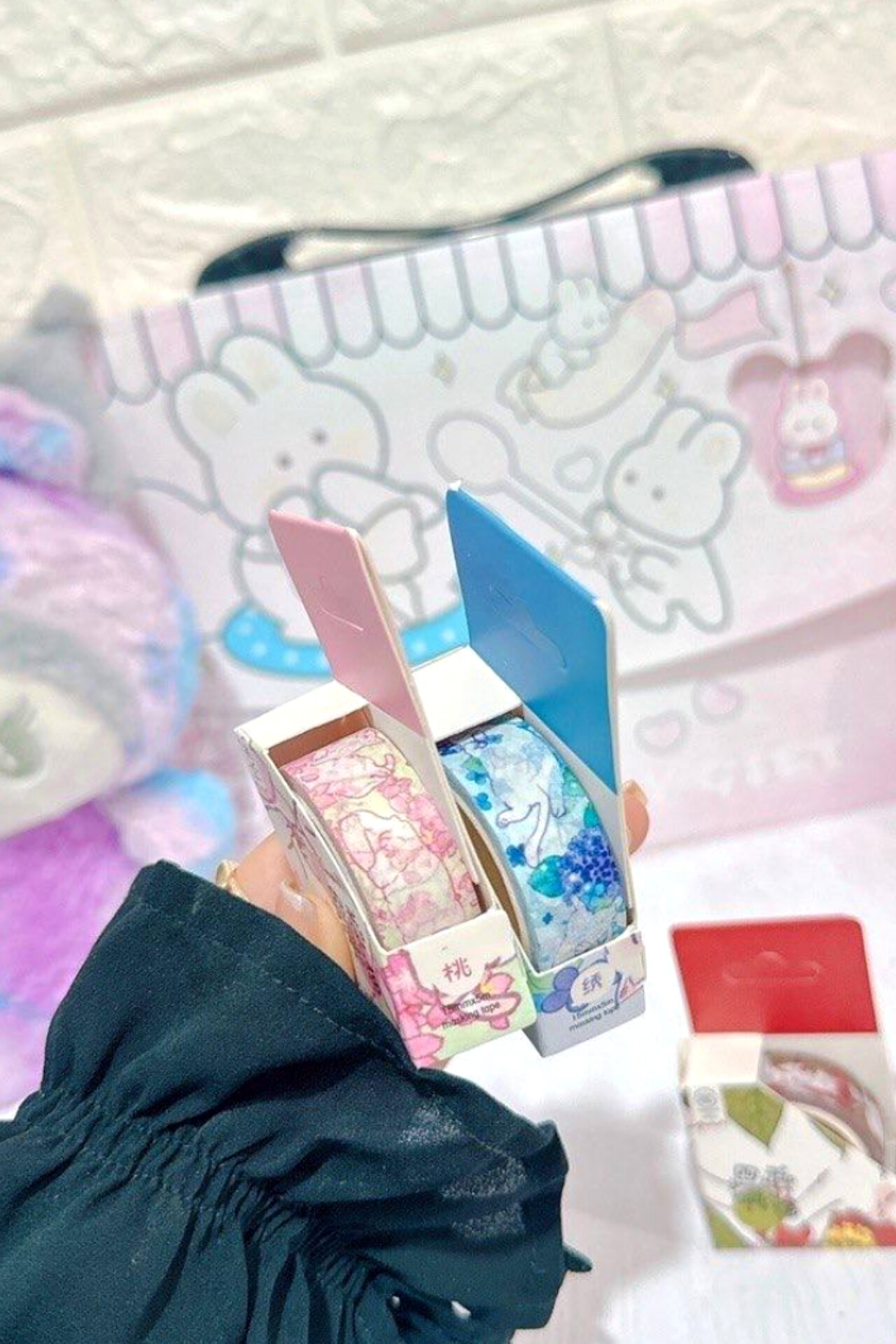 چسب واشی جعبه دار طرح پیشی